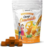 BariatricPal Sugar-Free Calcium Citrate Soft Chews | 500mg with Vitamin D & Probiotics | Orange Creamsicle | 90 Count (1 Month Supply)