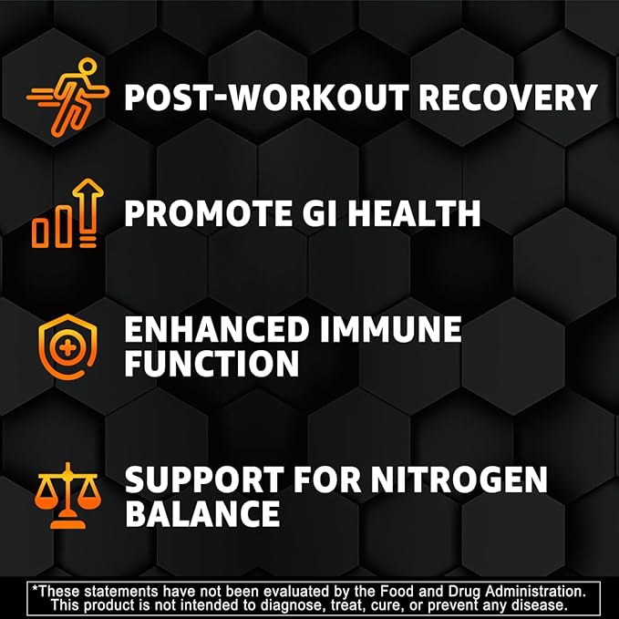 Nextdia L-Glutamine 1000mg Gummies for Women & Men| with Beta-Alanine, BCAAs, Magnesium Glycinate, Potassium & Ashwagandha | Vegan | Sugar-Free & Extra-Chewy | 60 Counts
