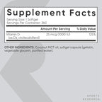Sports Research® Vitamin D3 1000 IU with Coconut MCT Oil - High Potency Vitamin D Supplement for Immune & Bone Support - Gluten Free · Non-GMO · Soy Free - 360 Count Softgels
