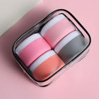 kuangre Travel Containers for Toiletries, Silicone Cream Jars BPA-Free, Leak-proof 2oz Travel Size Containers, Portable Size Silicone Jars with Lid for Cosmetic Face Hand Body Cream (4 Pack)