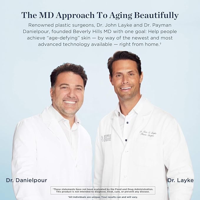 Beverly Hills MD Dermal Repair Anti-Aging Supplement - Hyaluronic Acid, Collagen, Vitamins for Smooth, Plump Skin (3)