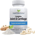 Joint Supplement with MAX Strength Turmeric Curcumin - Joint Support Capsules - Daily Vegan Turmeric for Joint Mobility and Flexibility with Black Pepper Extract BioPerine. 60 Capsules/30 Day Supply
