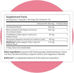 Pattern Wellness Menopause Complex – Herbal Supplement for Women’s Wellness & Hormone Health Support – with Black Cohosh, DIM & Bioperine® – 30 Vegan Capsules, 3rd Party Tested