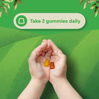 Natures Craft Plant Based Kids Multivitamin Gummies - Multivitamin for Kids Immunity Support Gummies with Vitamins A C D3 E B and Zinc Gelatin and Gluten Free Non-GMO Vitamins Gummy Formula 120ct