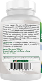 Best Naturals Black Cohosh 540 Mg 120 Capsules (120 Count (Pack of 3))