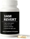 Kleos Cortisol 3 AM Revert, 3 AM Revert Supplement Capsules for Women - Balance Cortisol & Night Relaxation with Ashwagandha, L-Theanine and Magnolia Bark - 60 Capsules (1)
