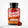 Sunday Scaries® 4-in-1 Functional Mushroom Gummies | Highly Rated for Energy & Focus | Organic Lion's Mane (20:1) + Organic Chaga + Ginkgo Biloba + Caffeine | All-Natural, Vegan, Blood Orange Flavor