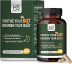 Rigma Herbal BEE Gut Health - Gas and Bloating Relief, Constipation, Leaky Gut Repair - Gut Cleanse & Restore Digestion - Promote Regularity, Colon Cleanser, 60 Capsules