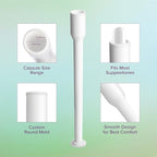 Intimate Rose 30 Count Vaginal Suppository Applicators, Individually Wrapped, Disposable Applicator - Fits Most Boric Acid Suppositories and More, from, Pack of 30
