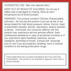 Herbal Nitro Extreme Energy Pills - 6 to 10 Hour Boost, No Crash or Jitters Maximum Strength Natural Energy Supplement for Women & Men - Fatigue, Focus & Motivation (60 Count)