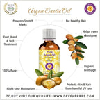 Deve Herbes Pure Argan (Moroccan) Oil (Argania spinosa) Cold Pressed 300ml (10 oz)