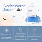 mixsoon Glacier Water Hyaluronic Acid Serum-Deep Hydration and Cooling for Face, Refreshing Lightweight Texture 100ml / 3.38 fl.oz. Korean Glass Skin Care
