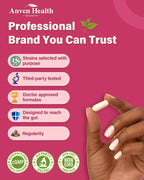 Probiotics and Organic Prebiotics for Women pH Balance & Digestion- 60 Billion CFU Vaginal Probiotics with Cranberry D-Mannose, Vegan & Non-GMO for Urinary Tract & Immune | 90 Caps