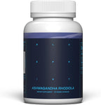 Blueprint Bryan Johnson Ashwagandha & Rhodiola Supplement – 120mg Ashwagandha + Rhodiola Root – Daily Adaptogen Capsules for Stress Support, Mood Balance, Energy & Focus – 30 Vegan Capsules