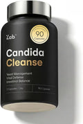ZAB Candi Defence Capsules 11-in-1 - Candida Cleanse for Women Men Candida Support with Caprylic Acid, Oregano, Probiotics & Aloe - 1307mg Gut Cleanse Detox for Candida Clean Balance, 90 Capsules