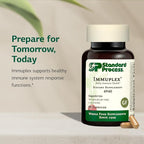 Standard Process Inc. Immuplex - Daily Immune Support Supplement with Folate, Iron, Vitamin C & Vitamin A - Mineral Supplement with Antioxidant Ingredients - 90 Capsules