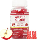 Apple Cider Vinegar Gummy Vitamins - 60 Count - Vitamin B12, Gelatin-Free, Gluten-Free