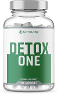 NutraOne DetoxOne 30 Day Extra Strength Detox Cleanse Supports Healthy Digestive Function And Weight Loss| Promotes Detoxification, Increases Energy & Improves Nutrient Absorption*