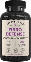 Crystal Star Fibro Defense (60 Capsules) – Supports Women's Health Between Periods - Black Cohosh - Non-GMO