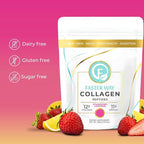 Faster Way - Collagen Peptides - 12g Hydrolyzed Collagen + 11g Protein Per Serving - Hair, Skin & Nails - Amino Acids- Sugar, Gluten & Dairy Free - Non-GMO - Strawberry Lemonade - 30 Servings