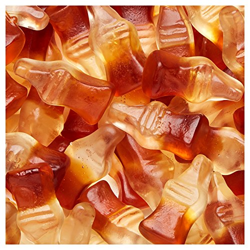HARIBO Gummi Candy, Happy-Cola Gummy Candy Soda Bottles, 5 Ounce Share Size Bags (Pack of 12) Delicious Soft & Chewy Sweet Snacks, Classic Cola Flavor