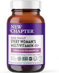 New Chapter Women’s Multivitamin 40+, extra B6 & B12, Biotin for Hair Growth, D3, Vit C, Zinc for Immune & Stress Support, Gentle on an Empty Stomach, One Daily, Non-GMO, Gluten-Free, 72 Tablets