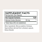 THORNE - Adrenal Cortex - Supplement for Cortisol Management - Supports Healthy Adrenal Gland Function, Stress Management, Immune System, Fatigue & Metabolism* - Third-Party Certified - 60 Capsules