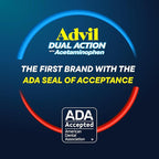 Advil Dual Action Coated Caplets, 125 Mg Ibuprofen and 250 Mg Acetaminophen per Dose (2 Dose Equivalent) for 8 Hour Pain Relief - 216 Count