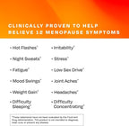 Amberen Menopause Supplement for Women, 60 Capsules, Clinically Proven, Helps Support Hormone Balance, Helps Relieve 12 Menopause Symptoms: Hot Flashes, Night Sweats, Mood Swings and More