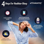 Vitamatic Melatonin 10 mg Tablets | Vegetarian, Non-GMO, Gluten-Free | 1-Year Supply | Natural Berry Flavor - 365 Tablets