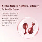 HKH Peptide Serum Capsules for Face: 48 Caps Anti-Aging & Firming Skin with Astaxanthin and Niacinamide - Antioxidant Serum for Smoothing Fine Lines - Even Tone for 30+ Women - Travel-Friendly