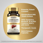 Piping Rock Liver Cleanse Complex | 90 Capsules | Liver Care Support Formula | Non-GMO, Gluten Free Supplement