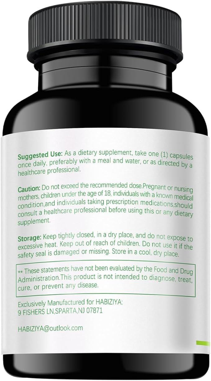 Cortisol Manager Supplement for Women and Men Adrenal Support with Ashwagandha, Rhodiola Rosea, Holy Basil, Mood & Sleep Support - Non-GMO, Vegan Capsules (60 Count)
