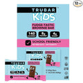 TRUBAR Kids Protein Bars, Fudge-Tastic Brownie, Plant Based Protein, Gluten Free School-Friendly Snacks for Lunchboxes, Tree Nut and Peanut Free, Low Sugar, Healthy On the Go Snack Bars, 12 Count