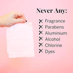 Pixie Feminine Wipes - On The Go Public Bathroom Wipes for Feminine Care - Safe On Period Cups & Menstrual Discs - Biodegradable, Flushable, pH Balanced & Unscented Menstrual Cup Wipes (20 Count)