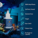 Apothékary Blue Burn Herbal Supplement Liquid Drops, Metabolism and Weight Management Support, Clinically-Tested, Made in the USA, 3.4 Fl Oz, 100 Servings