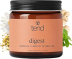 Tend Digest – Digestive Enzyme & Herbal Blend | Bloating Relief, Gas Support, Gut Health Supplement with Peppermint, Ginger & Chamomile