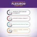Purity Products Flexuron Gummies Joint Formula 3X Better Than Glucosamine and Chondroitin - Starts Working in just 7 Days - Krill Oil, Low Molecular Weight Hyaluronic Acid, Astaxanthin - 30 Ct (1)