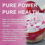 Beet Root Capsules Organic - 1300mg Beetroot Powder Capsules for Natural Energy - 60 Vegan Beetroot Supplement Supports Blood Pressure, Athletic Performance, Digestive, Immune System (Beetroot)