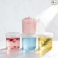 TSA Approved Wide Mouth Travel Size Containers, PP Clear Leak Proof Travel Plastic Jars with Lids for Creams Lotion Cosmetic, Jewelry Beads, Sample, Small Items Storage (1 oz, 4 Pcs)