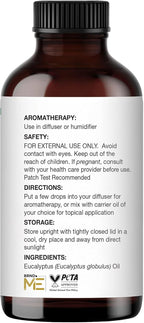 Majestic Pure Eucalyptus Essential Oil - 100% Pure Eucalyptus Oil for Aromatherapy, Massage & Topical Uses, Perfect for Diffuser & Essential Oil Diffuser - 1 Fl Oz