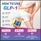 GLP-1 Supplement Natural Activator Formula GLP1 for Women & Men, with Probiotic, Hops, Green Tea for Energy, Gut Health, Hunger & Metabolism Support, 300 Count