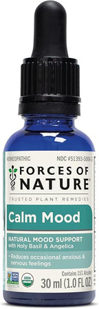 Forces of Nature Calm Mood, Organic Homeopathic Medicine (1 Fl Oz)