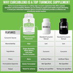 VitaMonk Turmeric and Ginger Complex with Meriva, Grape Seed, Boswellia Extract, Cat’s Claw and More - Ginger and Turmeric Supplements for Overall Health, Wellness and Immune Support - 60 Caps