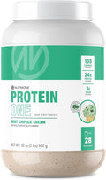 NutraOne ProteinOne Whey Protein Promote Recovery and Build Muscle with a Protein Shake Powder for Men & Women (Mint Chip Ice Cream, 2 LB)