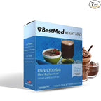 Dark Chocolate Pudding/Shake Mix - 7/Box | Gluten Free, KETO Friendly, Low Calorie, Low Carb, Vitamin Fortified, Meal Replacement