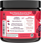Llama Naturals Kids Multivitamin Gummies | Real Fruit, No Added Sugar Cane | Organic Vegan Toddler Whole Food Vitamins | Vitamin D, C & Beta Carotene Gummy Supplement | Cherry 180 Ct (2-3 Months)