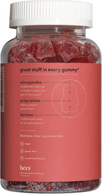 Hers Desire Libido Supplement Gummies - Vegan, Gluten Free, no Artificial Flavors - 60 Count