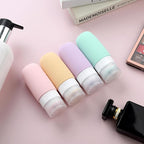 Mrsdry Travel Bottles for Toiletries, Tsa Approved 2oz Travel Bottles, BPA Free Leak Proof Travel Size Toiletry Containers, Refillable Travel Accessories with Toiletry Bag for Shampoo Liquid (4 Pack)