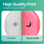 Sukuos Large Weekly Pill Organizer 2 Times a Day, Daily Pill Box 7 Day Easy to Open with Double Protection, AM PM Pill Case for Medicine/Vitamin/Fish Oil/Supplements (Cyan)